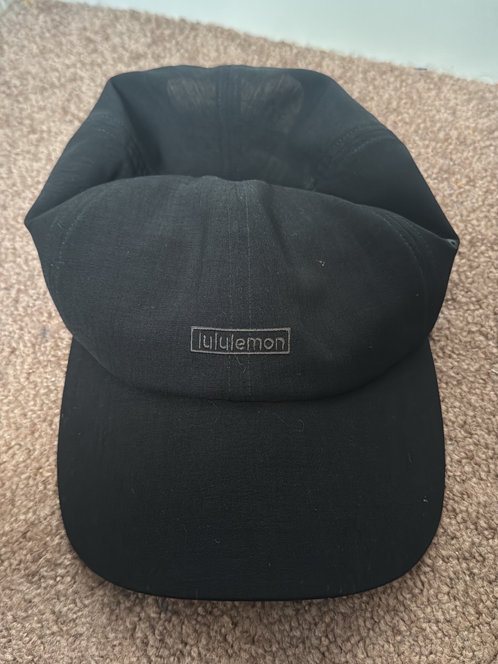 lululemon athletica Black Packable Visor Hat